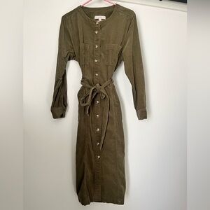 Corduroy utility maxi